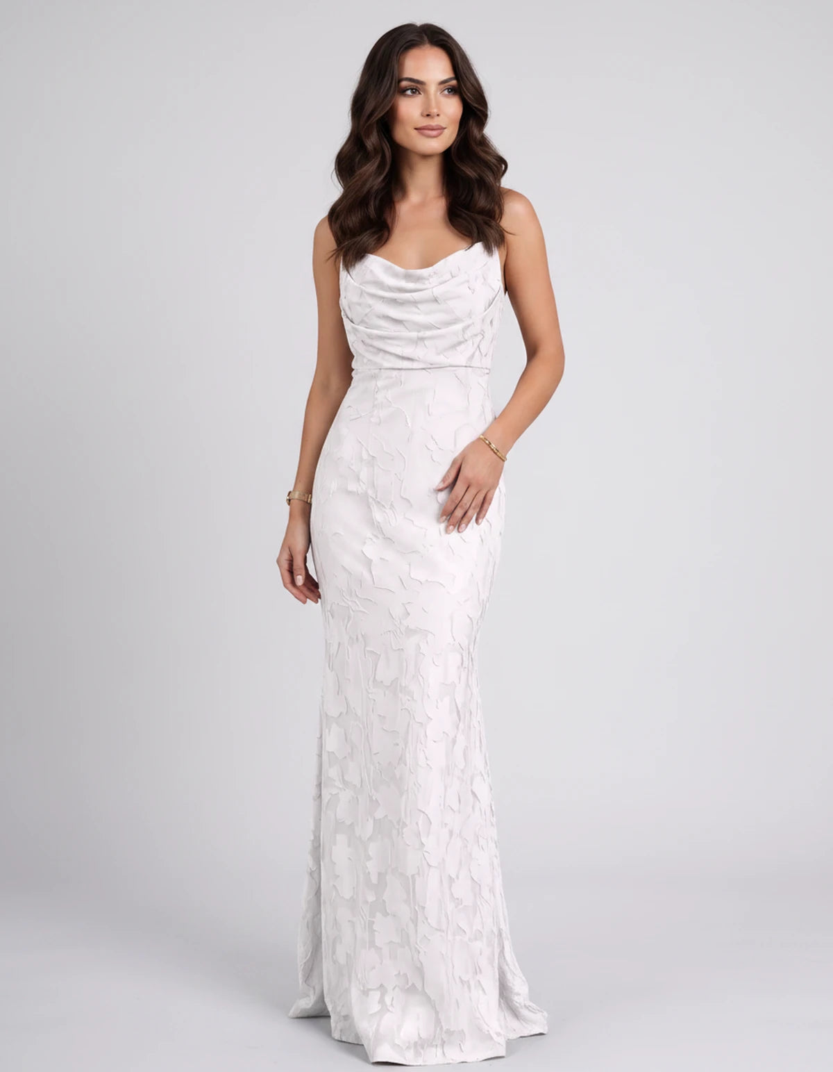 Naledi Maxi Dress — White | SKU: SD-17785-white-2,SD-17785-white-4,SD-17785-white-6,SD-17785-white-8,SD-17785-white-10,SD-17785-white-12,SD-17785-white-14,SD-17785-white-16,SD-17785-white-16W,SD-17785-white-18W,SD-17785-white-20W,SD-17785-white-22W