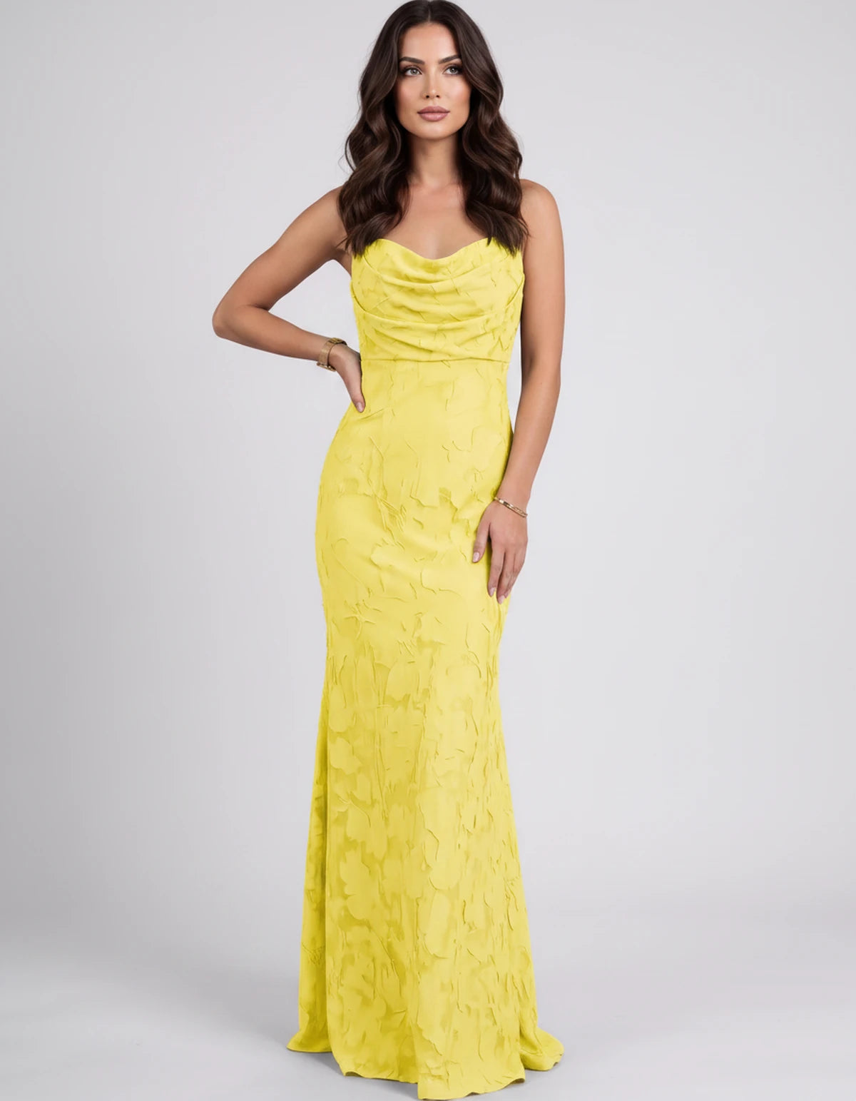 Naledi Maxi Dress — Yellow | SKU: SD-17785-yellow-2,SD-17785-yellow-4,SD-17785-yellow-6,SD-17785-yellow-8,SD-17785-yellow-10,SD-17785-yellow-12,SD-17785-yellow-14,SD-17785-yellow-16,SD-17785-yellow-16W,SD-17785-yellow-18W,SD-17785-yellow-20W,SD-17785-yellow-22W
