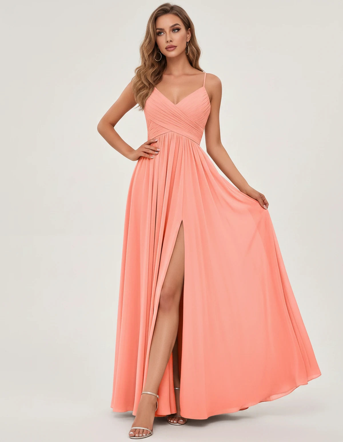 Nasturtia Maxi Dress — Green | SKU: SD-69970-green-2,SD-69970-green-4,SD-69970-green-6,SD-69970-green-8,SD-69970-green-10,SD-69970-green-12,SD-69970-green-14,SD-69970-green-16,SD-69970-green-16W,SD-69970-green-18W,SD-69970-green-20W,SD-69970-green-22W
