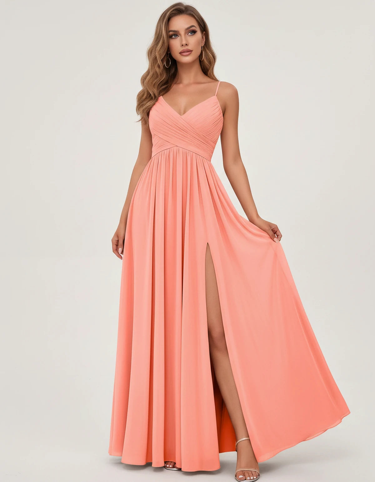 Nasturtia Maxi Dress — Green | SKU: SD-69970-green-2,SD-69970-green-4,SD-69970-green-6,SD-69970-green-8,SD-69970-green-10,SD-69970-green-12,SD-69970-green-14,SD-69970-green-16,SD-69970-green-16W,SD-69970-green-18W,SD-69970-green-20W,SD-69970-green-22W