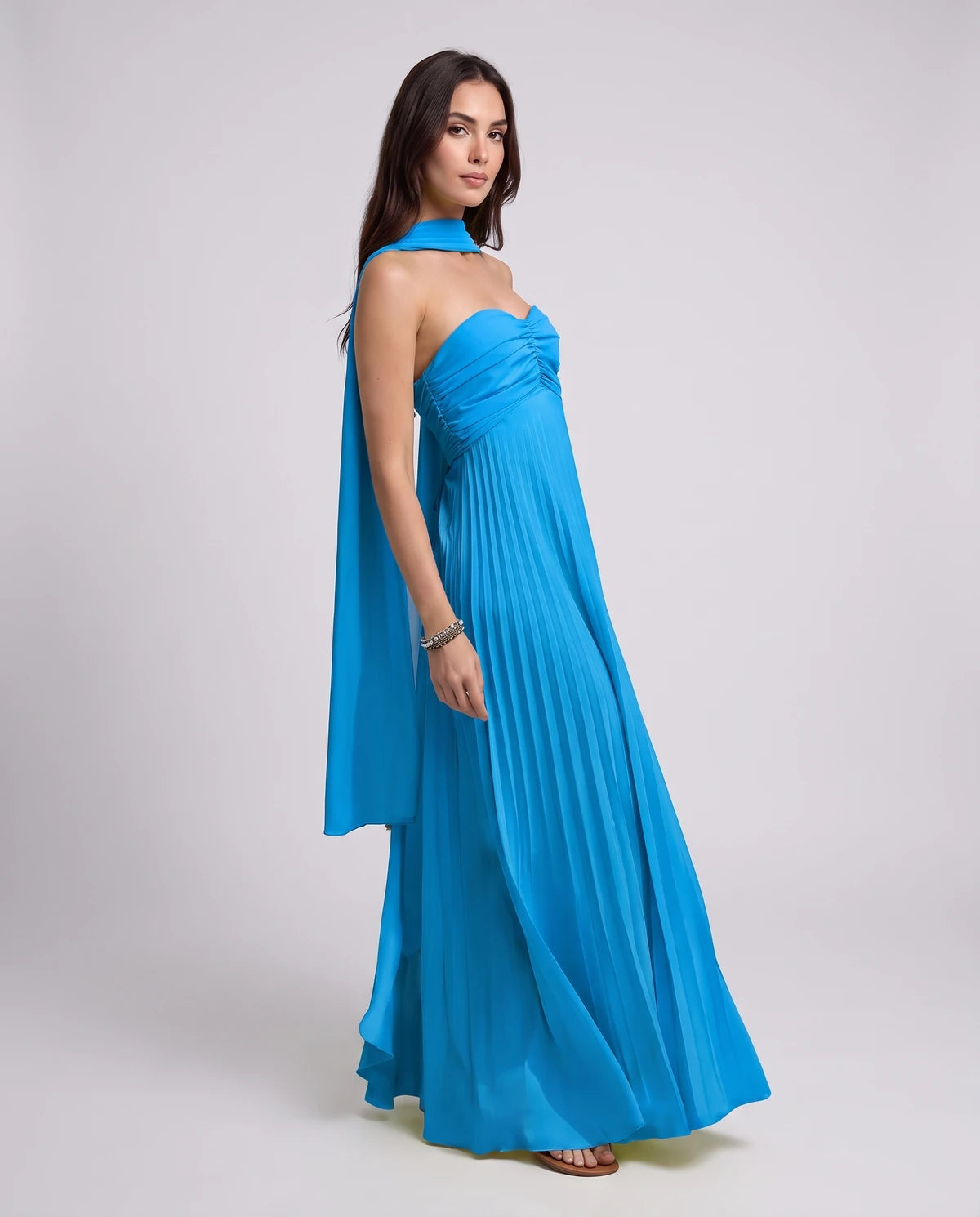 Navarre Maxi Dress — Blue