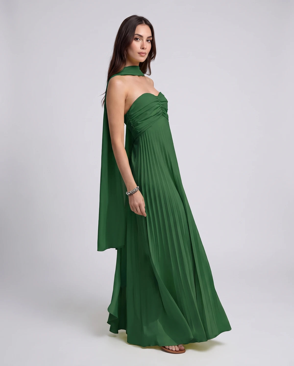 Navarre Maxi Dress — Emerald Green