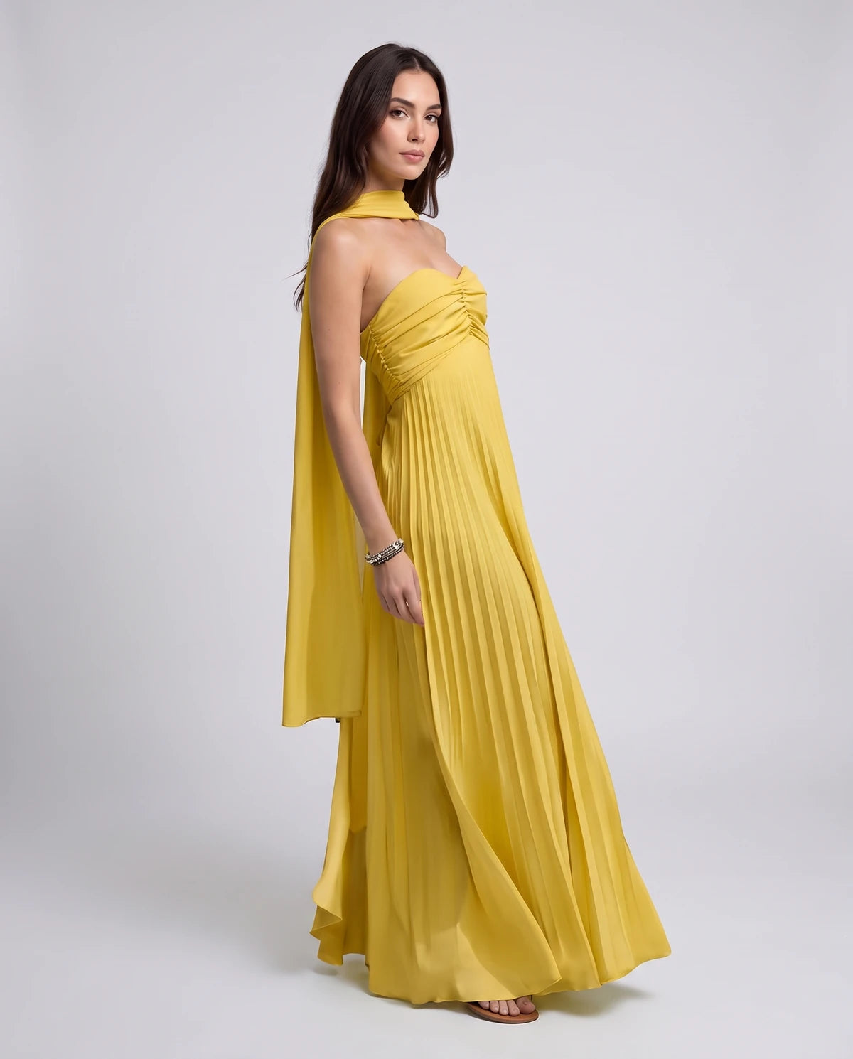 Navarre Maxi Dress — Yellow