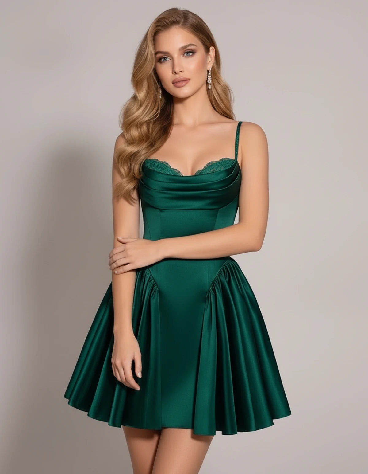 Nectaria Mini Dress — Emerald Green | SKU: SD-88290-emeraldgreen-2,SD-88290-emeraldgreen-4,SD-88290-emeraldgreen-6,SD-88290-emeraldgreen-8,SD-88290-emeraldgreen-10,SD-88290-emeraldgreen-12,SD-88290-emeraldgreen-14,SD-88290-emeraldgreen-16,SD-88290-emeraldgreen-16W,SD-88290-emeraldgreen-18W,SD-88290-emeraldgreen-20W,SD-88290-emeraldgreen-22W