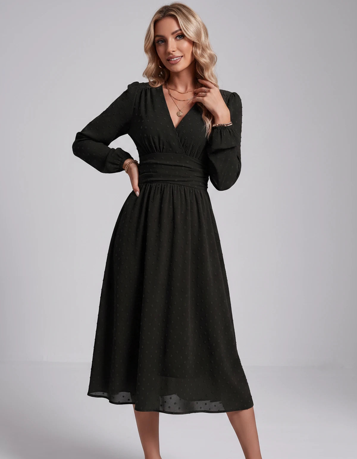 Nephele Maxi Dress — Black | SKU: SD-31586-black-XS,SD-31586-black-S,SD-31586-black-M,SD-31586-black-L,SD-31586-black-XL,SD-31586-black-2XL