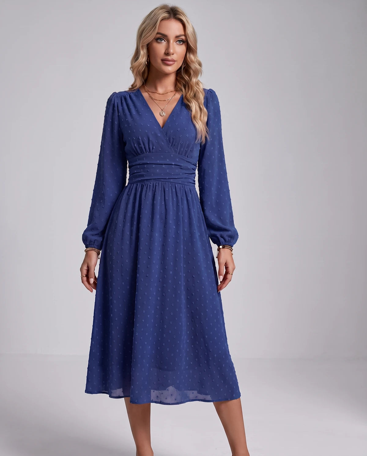 Nephele Maxi Dress — Blue