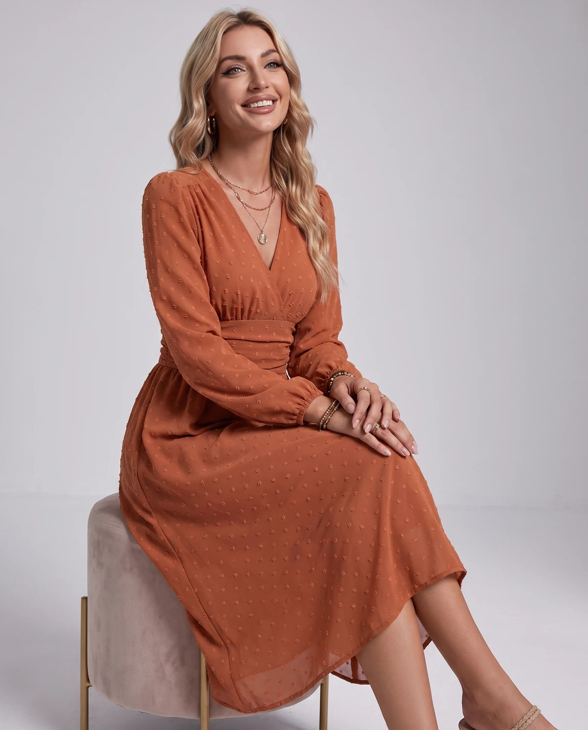 Nephele Maxi Dress — Brick red | SKU: SD-31586-brickred-XS,SD-31586-brickred-S,SD-31586-brickred-M,SD-31586-brickred-L,SD-31586-brickred-XL,SD-31586-brickred-2XL