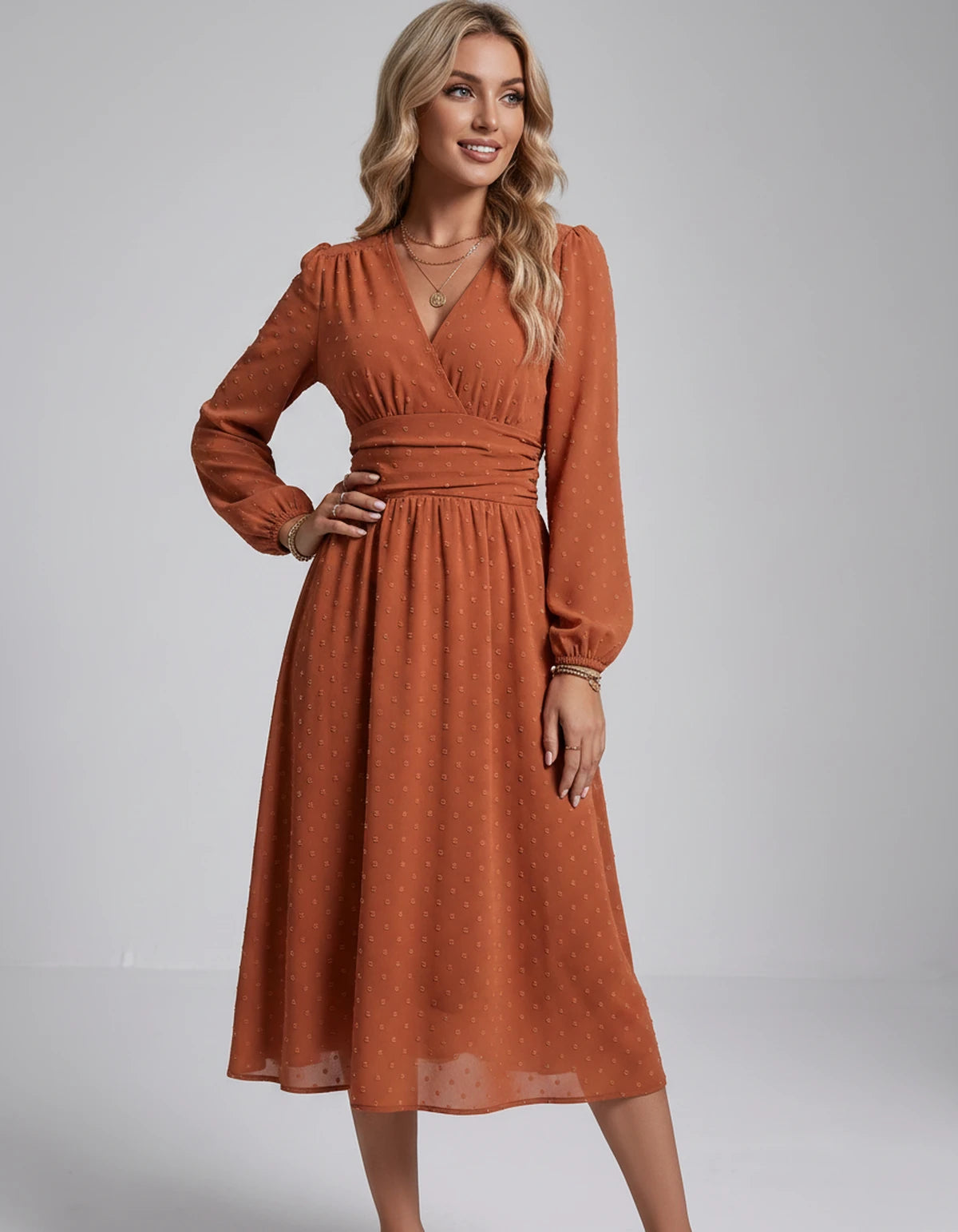 Nephele Maxi Dress — Brick red | SKU: SD-31586-brickred-XS,SD-31586-brickred-S,SD-31586-brickred-M,SD-31586-brickred-L,SD-31586-brickred-XL,SD-31586-brickred-2XL