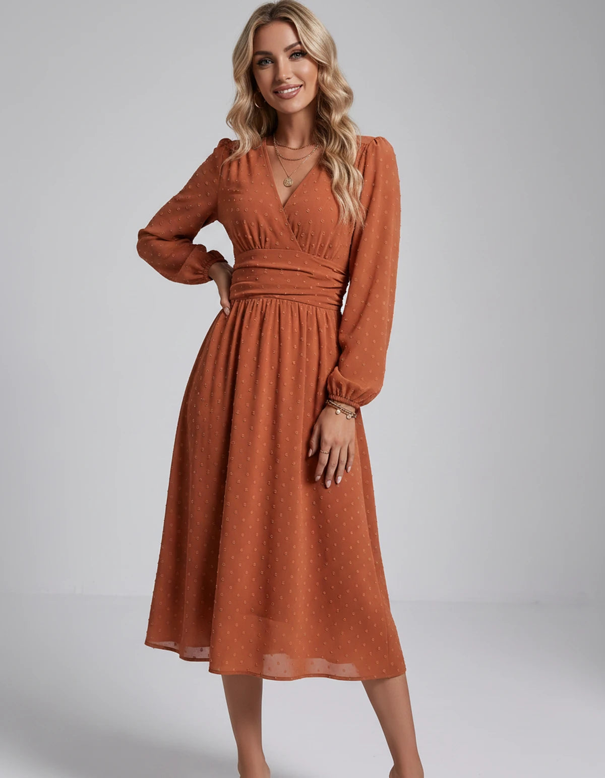 Nephele Maxi Dress — Brick red | SKU: SD-31586-brickred-XS,SD-31586-brickred-S,SD-31586-brickred-M,SD-31586-brickred-L,SD-31586-brickred-XL,SD-31586-brickred-2XL