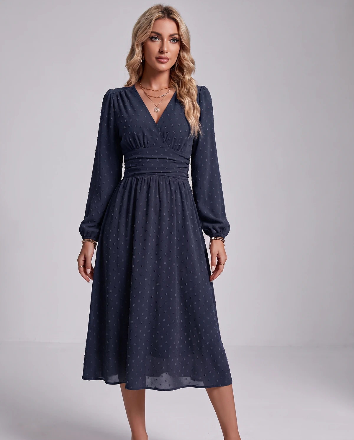 Nephele Maxi Dress — Navy