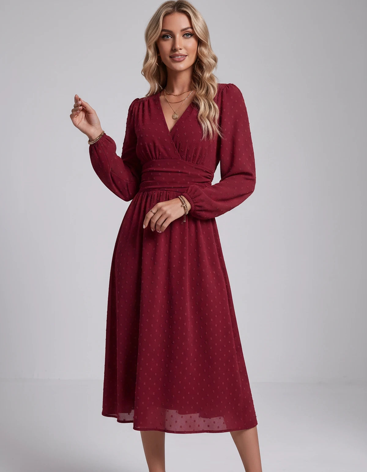 Nephele Maxi Dress — Wine | SKU: SD-31586-wine-XS,SD-31586-wine-S,SD-31586-wine-M,SD-31586-wine-L,SD-31586-wine-XL,SD-31586-wine-2XL