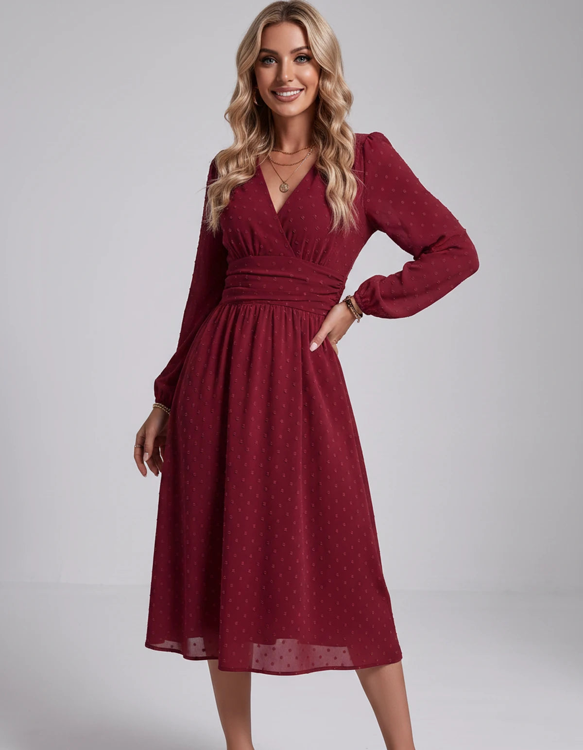 Nephele Maxi Dress — Wine | SKU: SD-31586-wine-XS,SD-31586-wine-S,SD-31586-wine-M,SD-31586-wine-L,SD-31586-wine-XL,SD-31586-wine-2XL