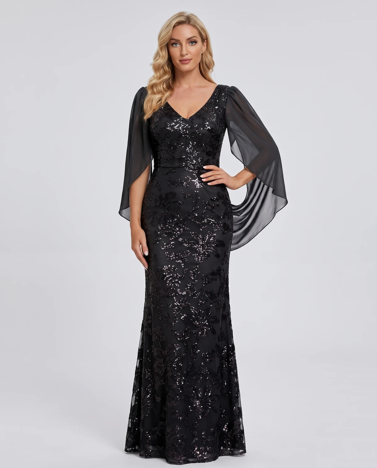 Nightingale Maxi Dress — Black