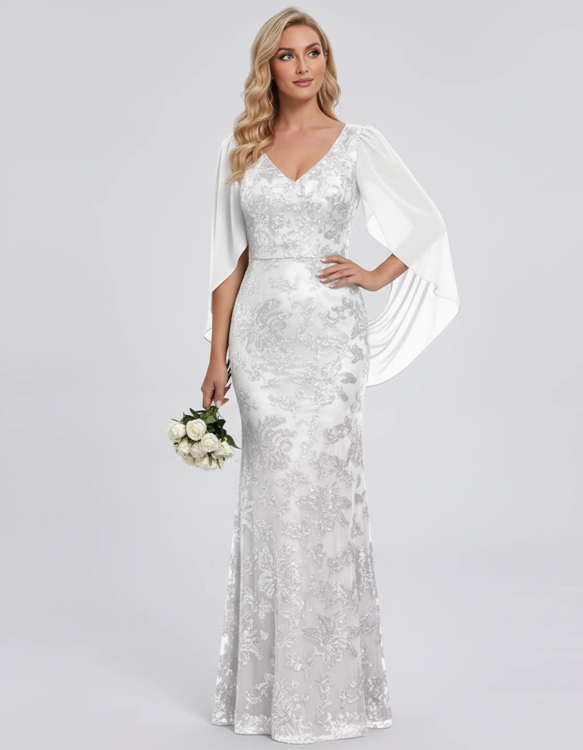 Nightingale Maxi Dress — Ivory | SKU: SD-21944-ivory-2,SD-21944-ivory-4,SD-21944-ivory-6,SD-21944-ivory-8,SD-21944-ivory-10,SD-21944-ivory-12,SD-21944-ivory-14,SD-21944-ivory-16,SD-21944-ivory-16W,SD-21944-ivory-18W,SD-21944-ivory-20W,SD-21944-ivory-22W