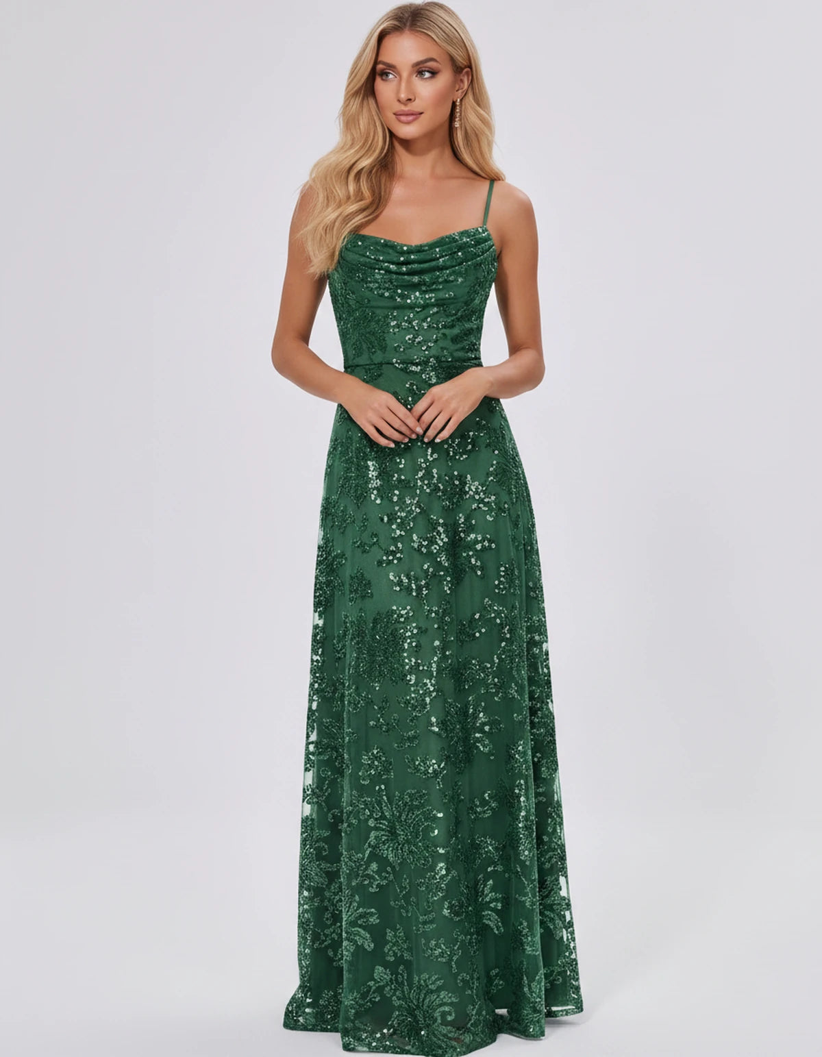 Nimuelle Maxi Dress — Emerald | SKU: SD-93381-emerald-2,SD-93381-emerald-4,SD-93381-emerald-6,SD-93381-emerald-8,SD-93381-emerald-10,SD-93381-emerald-12,SD-93381-emerald-14,SD-93381-emerald-16,SD-93381-emerald-16W,SD-93381-emerald-18W,SD-93381-emerald-20W,SD-93381-emerald-22W
