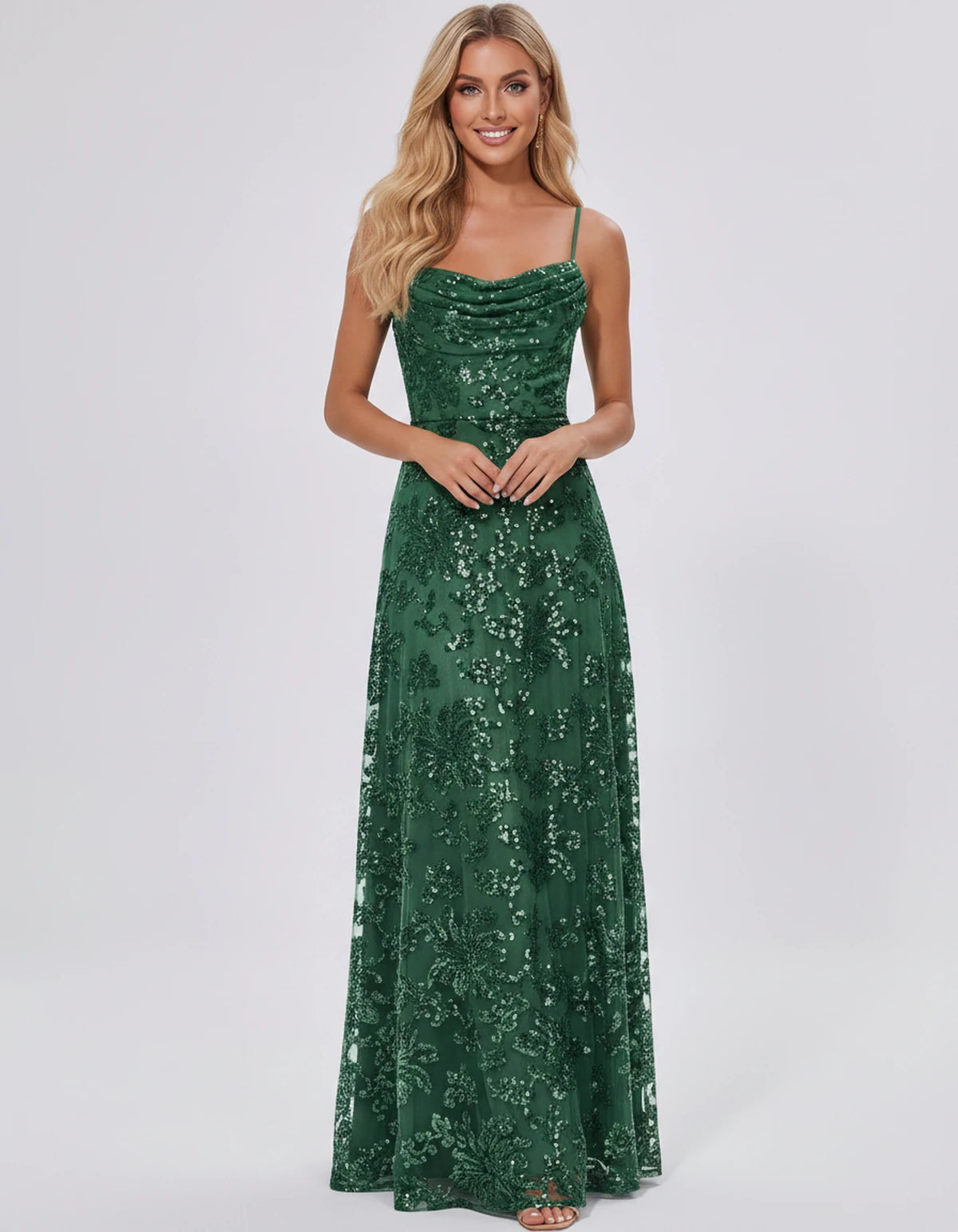 Nimuelle Maxi Dress — Emerald | SKU: SD-93381-emerald-2,SD-93381-emerald-4,SD-93381-emerald-6,SD-93381-emerald-8,SD-93381-emerald-10,SD-93381-emerald-12,SD-93381-emerald-14,SD-93381-emerald-16,SD-93381-emerald-16W,SD-93381-emerald-18W,SD-93381-emerald-20W,SD-93381-emerald-22W