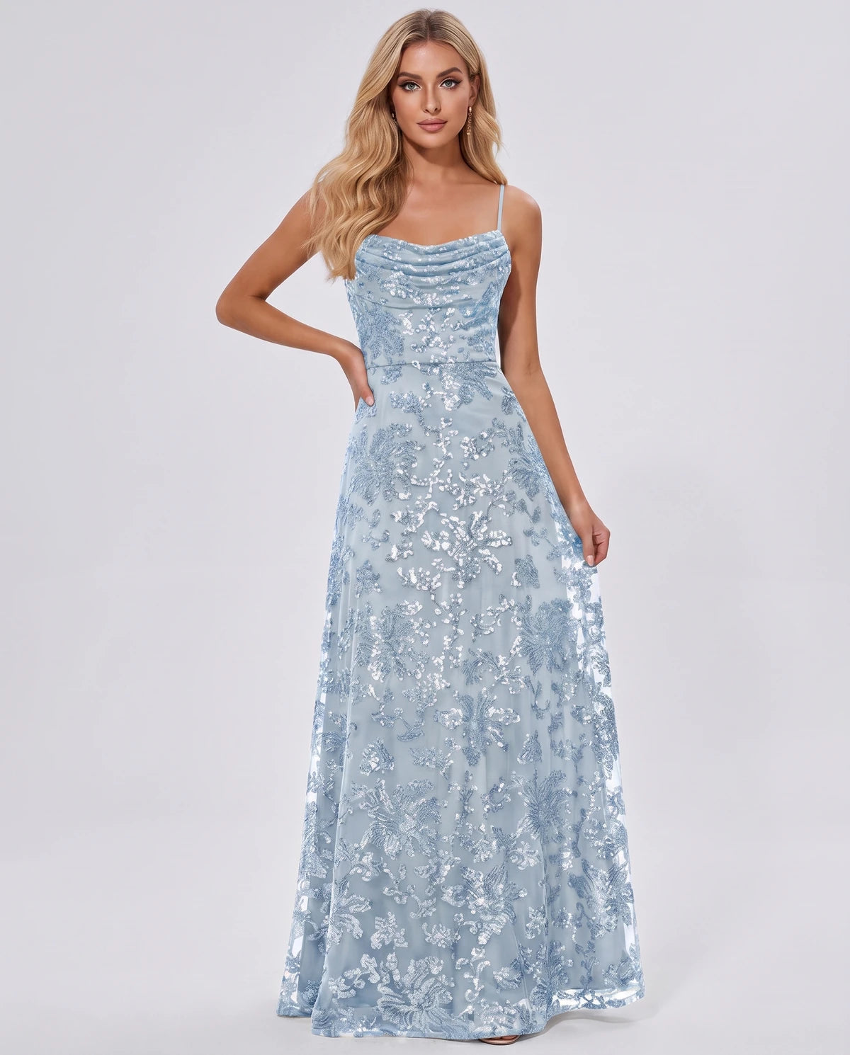 Nimuelle Maxi Dress — Light Blue