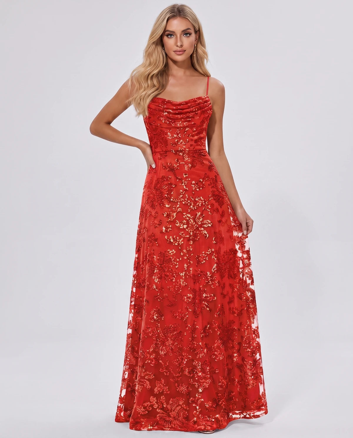 Nimuelle Maxi Dress — Red