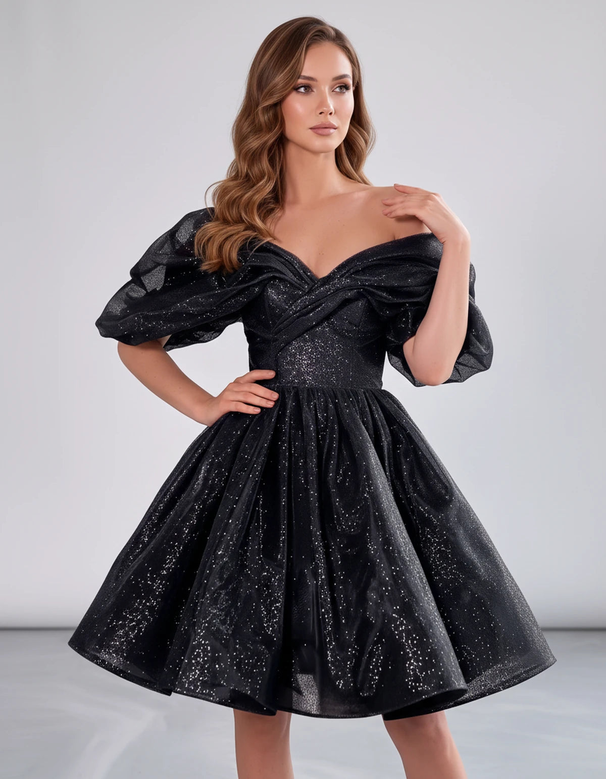 Noemie Mini Dress — Model Color 2 | SKU: SD-22026-modelcolor2-2,SD-22026-modelcolor2-4,SD-22026-modelcolor2-6,SD-22026-modelcolor2-8,SD-22026-modelcolor2-10,SD-22026-modelcolor2-12,SD-22026-modelcolor2-14,SD-22026-modelcolor2-16,SD-22026-modelcolor2-16W,SD-22026-modelcolor2-18W,SD-22026-modelcolor2-20W