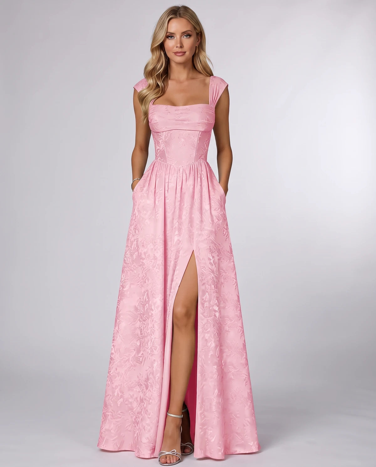Oceane Maxi Dress — Pink