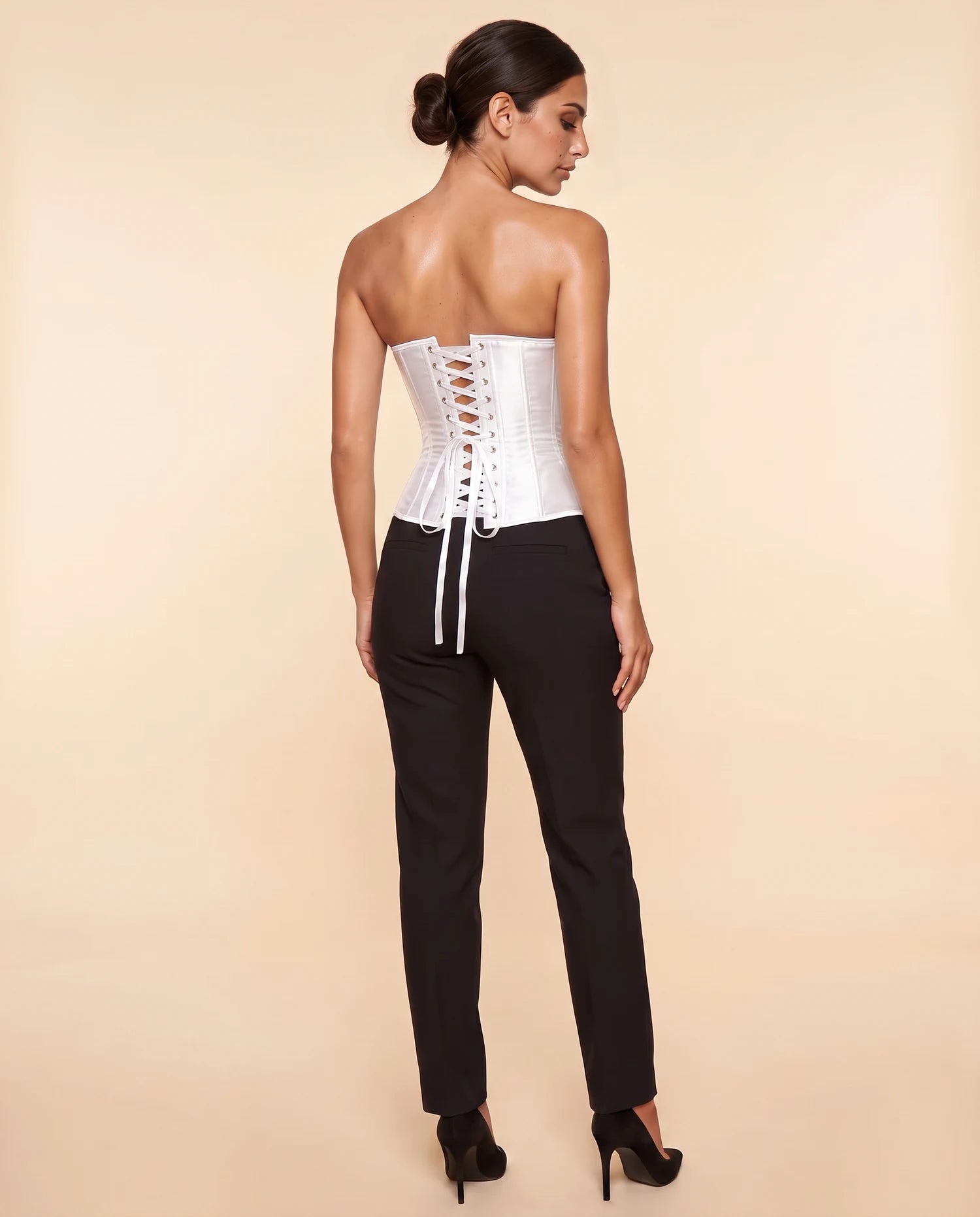 Odalia Corset Top White 06-back