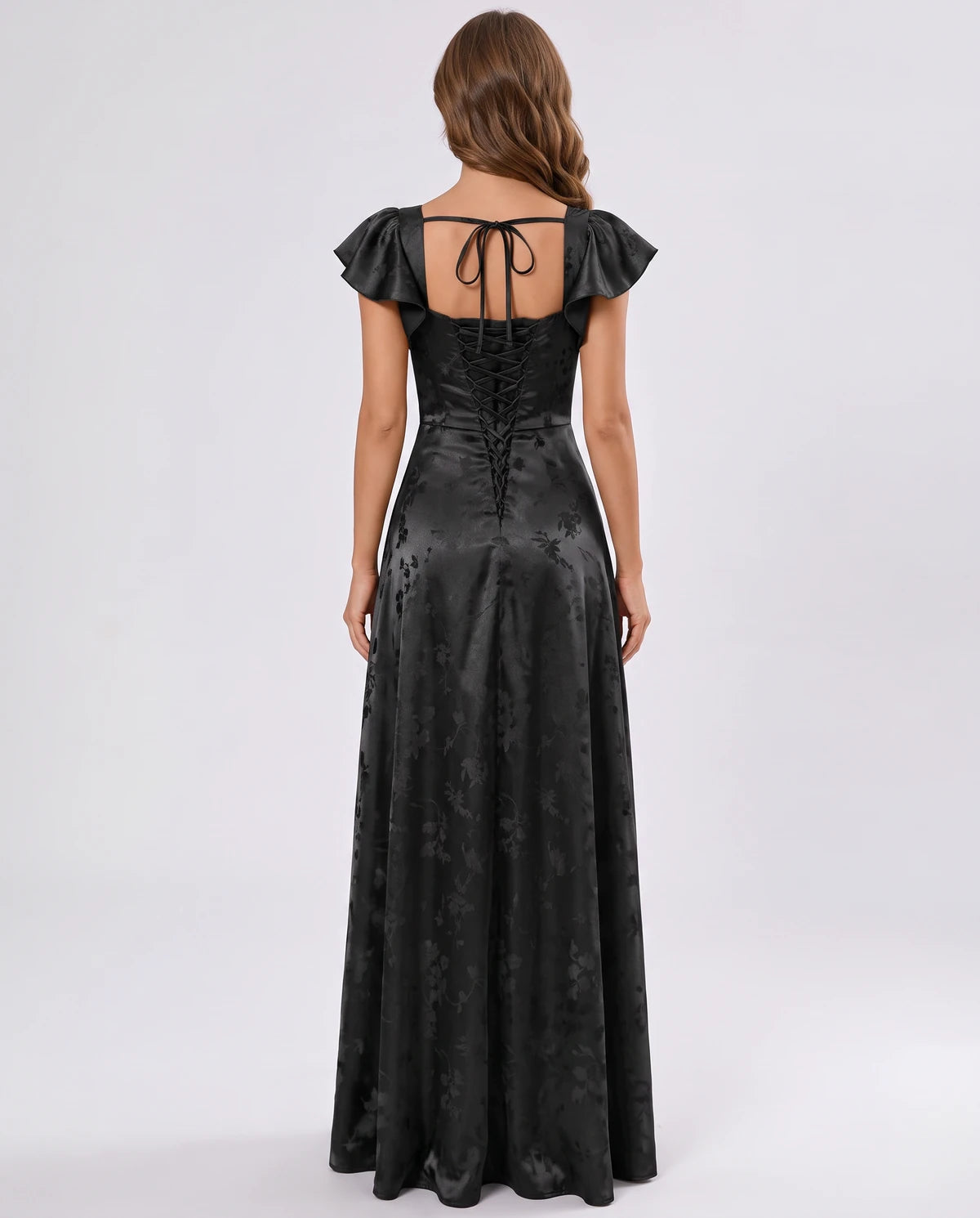 Odelia Maxi Dress — Black | SKU: SD-46794-black-2,SD-46794-black-4,SD-46794-black-6,SD-46794-black-8,SD-46794-black-10,SD-46794-black-12,SD-46794-black-14,SD-46794-black-16,SD-46794-black-16W,SD-46794-black-18W,SD-46794-black-20W,SD-46794-black-22W