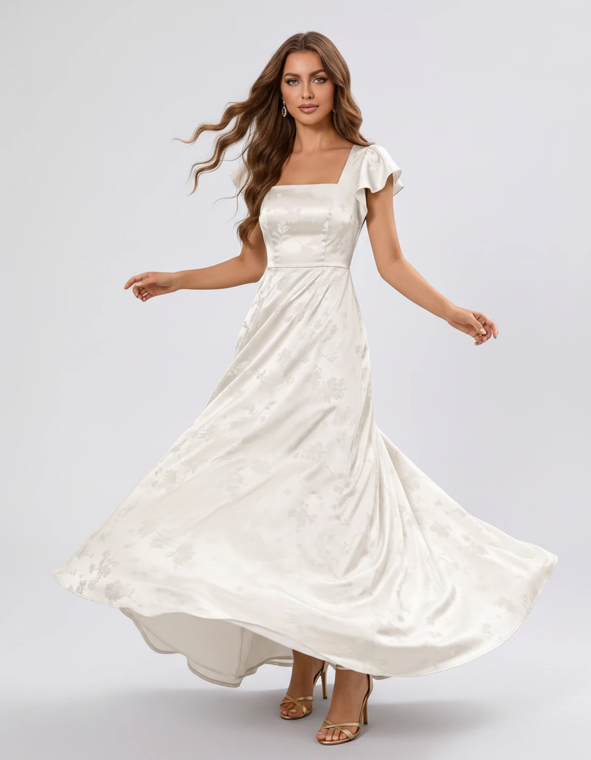 Odelia Maxi Dress — Ivory | SKU: SD-46794-ivory-2,SD-46794-ivory-4,SD-46794-ivory-6,SD-46794-ivory-8,SD-46794-ivory-10,SD-46794-ivory-12,SD-46794-ivory-14,SD-46794-ivory-16,SD-46794-ivory-16W,SD-46794-ivory-18W,SD-46794-ivory-20W,SD-46794-ivory-22W