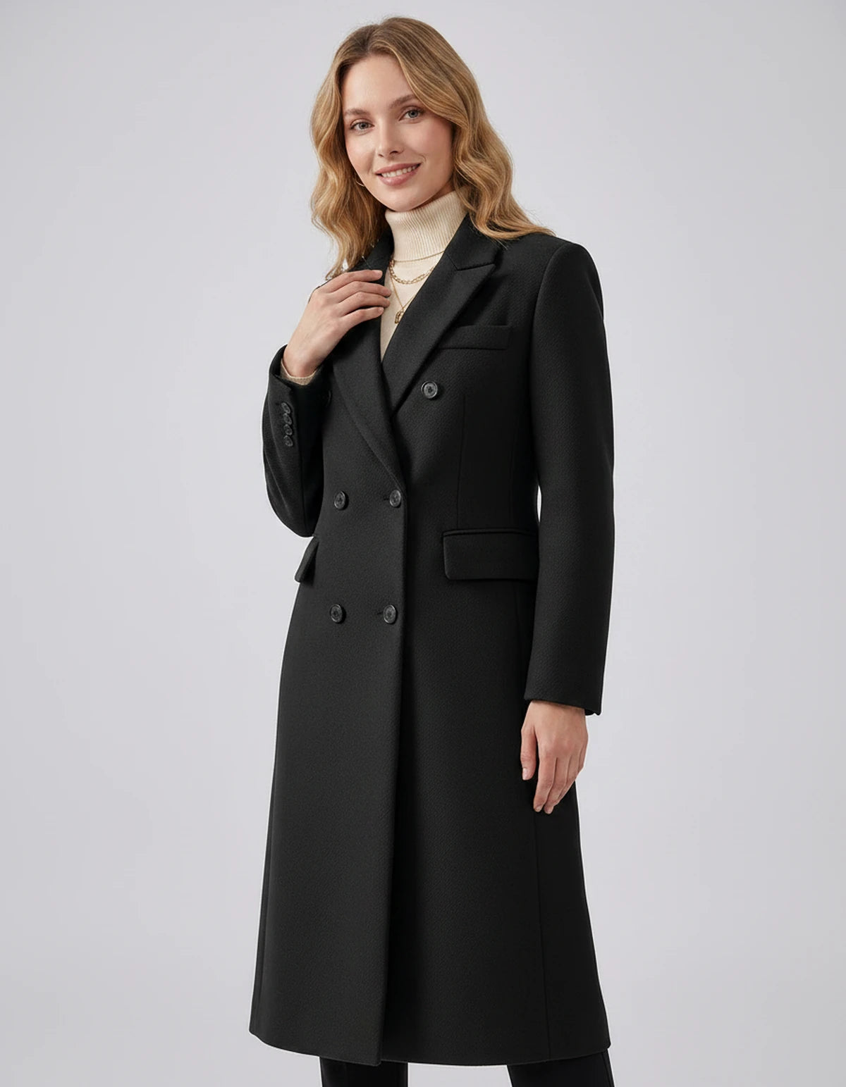 Oleander Coat — Black | SKU: SD-13109-black-XS,SD-13109-black-S,SD-13109-black-M,SD-13109-black-L,SD-13109-black-XL,SD-13109-black-2XL