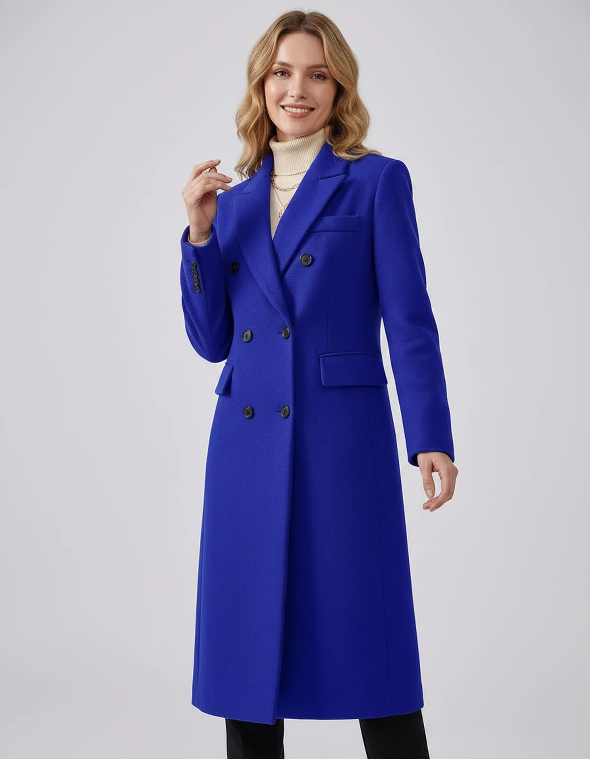 Oleander Coat — Blue | SKU: SD-13109-blue-XS,SD-13109-blue-S,SD-13109-blue-M,SD-13109-blue-L,SD-13109-blue-XL,SD-13109-blue-2XL