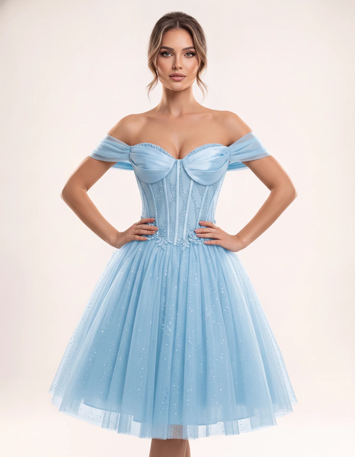 Olwenna Midi Dresses — Light Blue | SKU: SD-99298-lightblue-2,SD-99298-lightblue-4,SD-99298-lightblue-6,SD-99298-lightblue-8,SD-99298-lightblue-10,SD-99298-lightblue-12,SD-99298-lightblue-14,SD-99298-lightblue-14W,SD-99298-lightblue-16,SD-99298-lightblue-16W,SD-99298-lightblue-18W,SD-99298-lightblue-20W