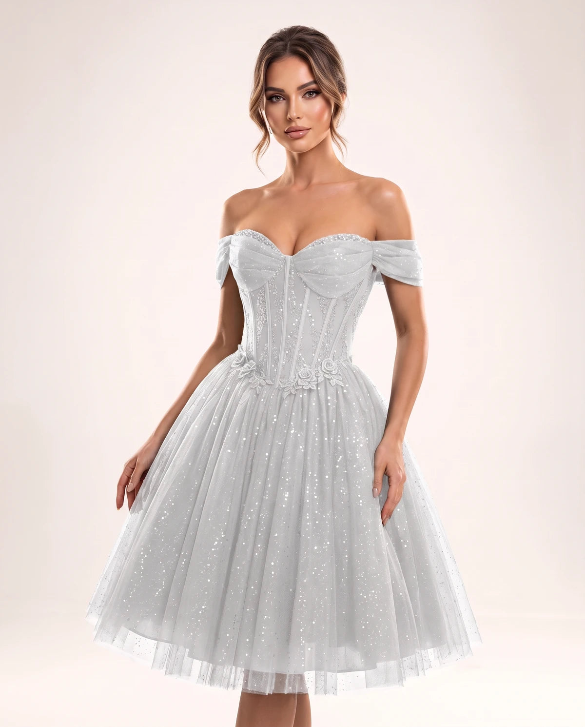 Olwenna Midi Dresses — White