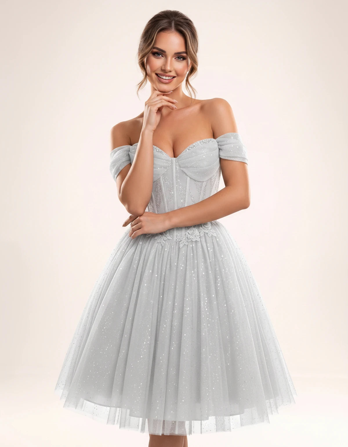 Olwenna Midi Dresses — White | SKU: SD-99298-white-2,SD-99298-white-4,SD-99298-white-6,SD-99298-white-8,SD-99298-white-10,SD-99298-white-12,SD-99298-white-14,SD-99298-white-14W,SD-99298-white-16,SD-99298-white-16W,SD-99298-white-18W,SD-99298-white-20W