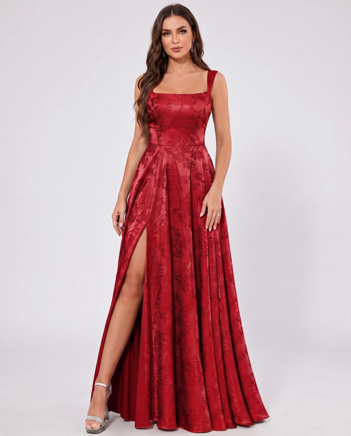 Ombrelle Maxi Dress — Red
