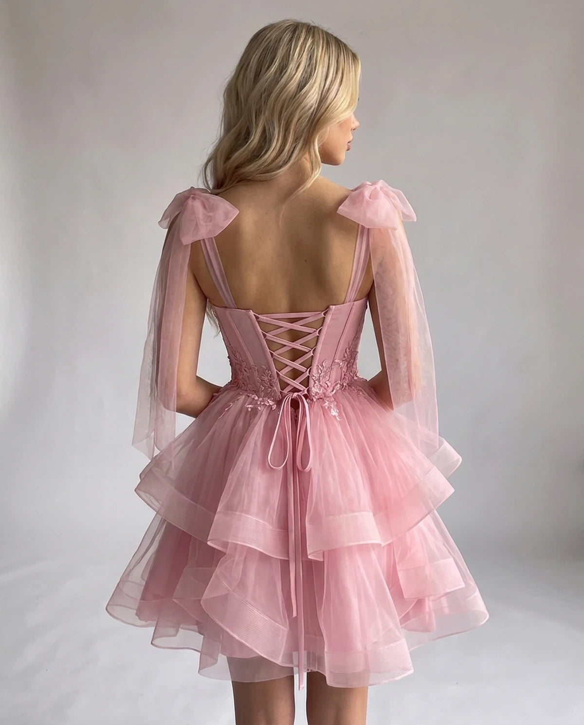 Opaline Mini Dress — Pink | SKU: SD-12029-pink-2,SD-12029-pink-4,SD-12029-pink-6,SD-12029-pink-8,SD-12029-pink-10,SD-12029-pink-12,SD-12029-pink-14,SD-12029-pink-14W,SD-12029-pink-16,SD-12029-pink-16W,SD-12029-pink-18W,SD-12029-pink-20W