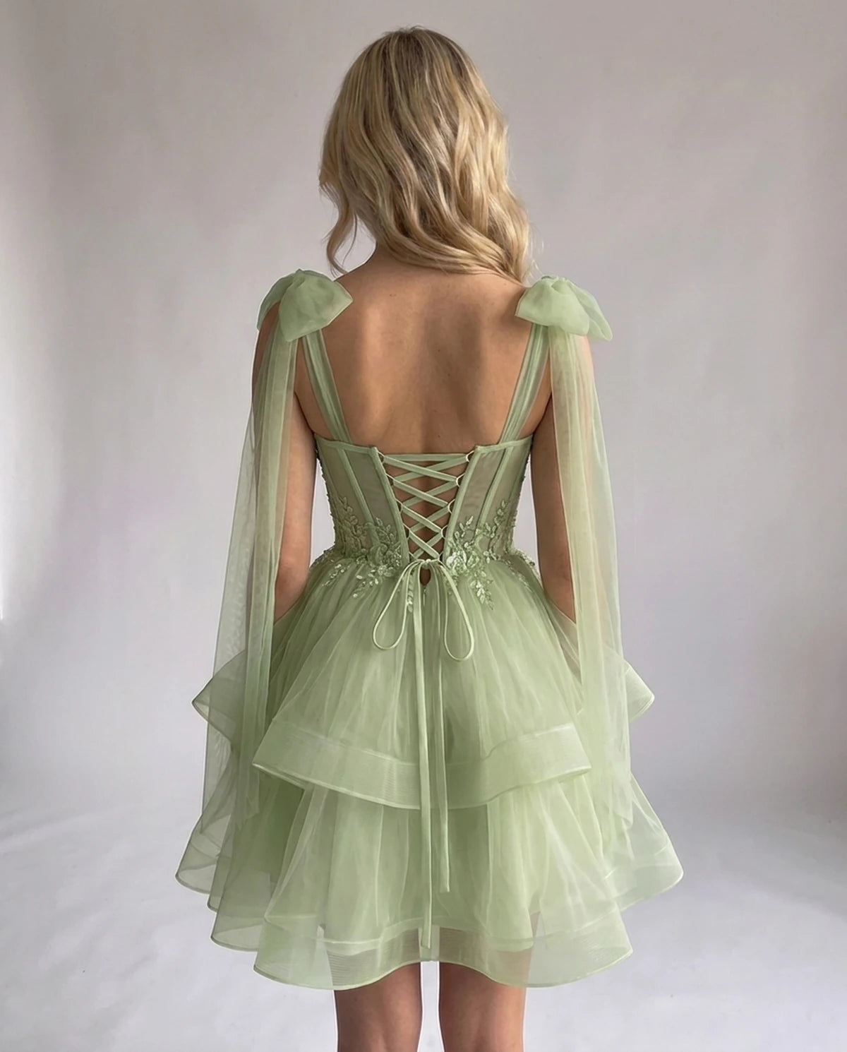 Opaline Mini Dress — Sage Green | SKU: SD-12029-sagegreen-2,SD-12029-sagegreen-4,SD-12029-sagegreen-6,SD-12029-sagegreen-8,SD-12029-sagegreen-10,SD-12029-sagegreen-12,SD-12029-sagegreen-14,SD-12029-sagegreen-14W,SD-12029-sagegreen-16,SD-12029-sagegreen-16W,SD-12029-sagegreen-18W,SD-12029-sagegreen-20W