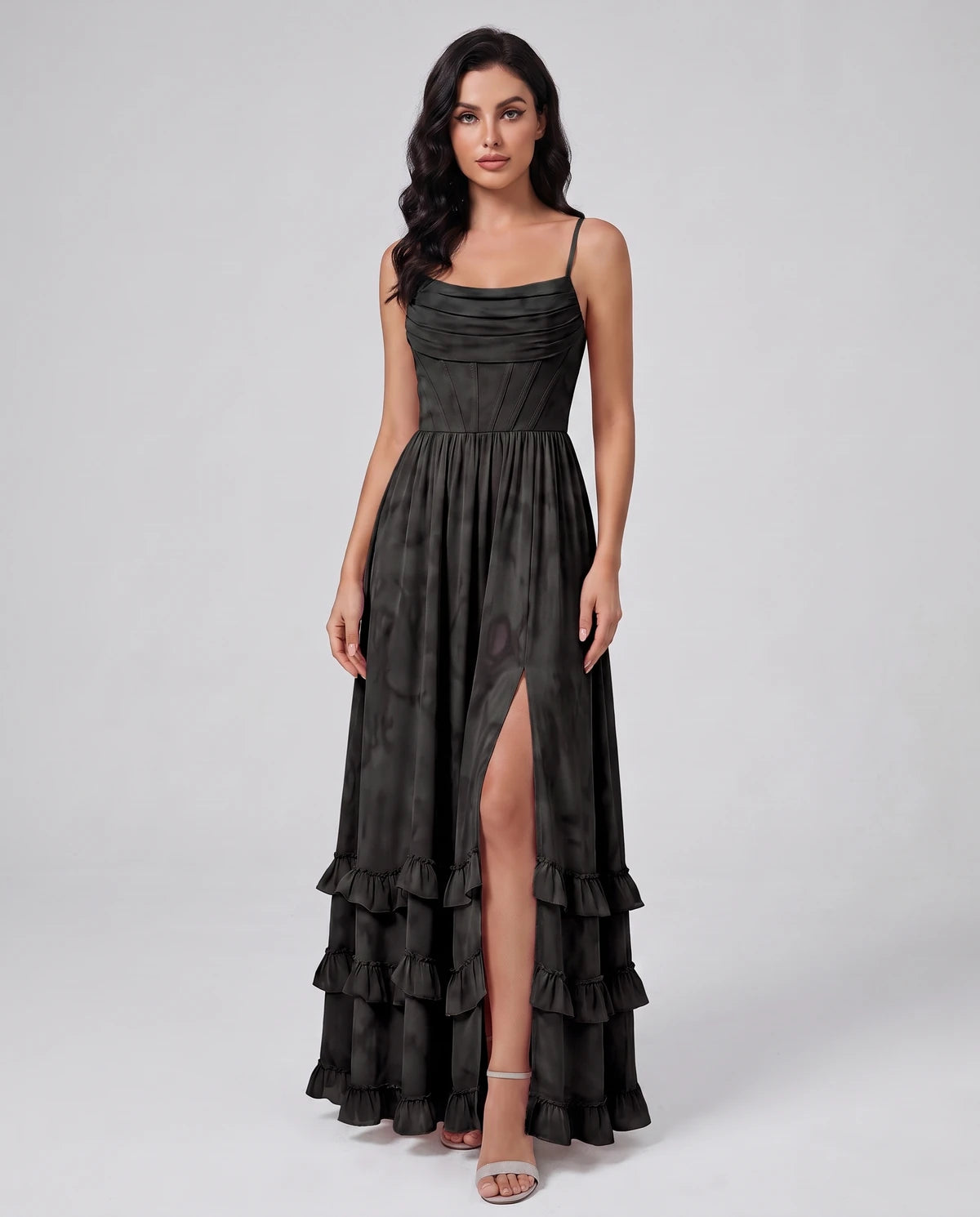 Oriane Maxi Dress — Black