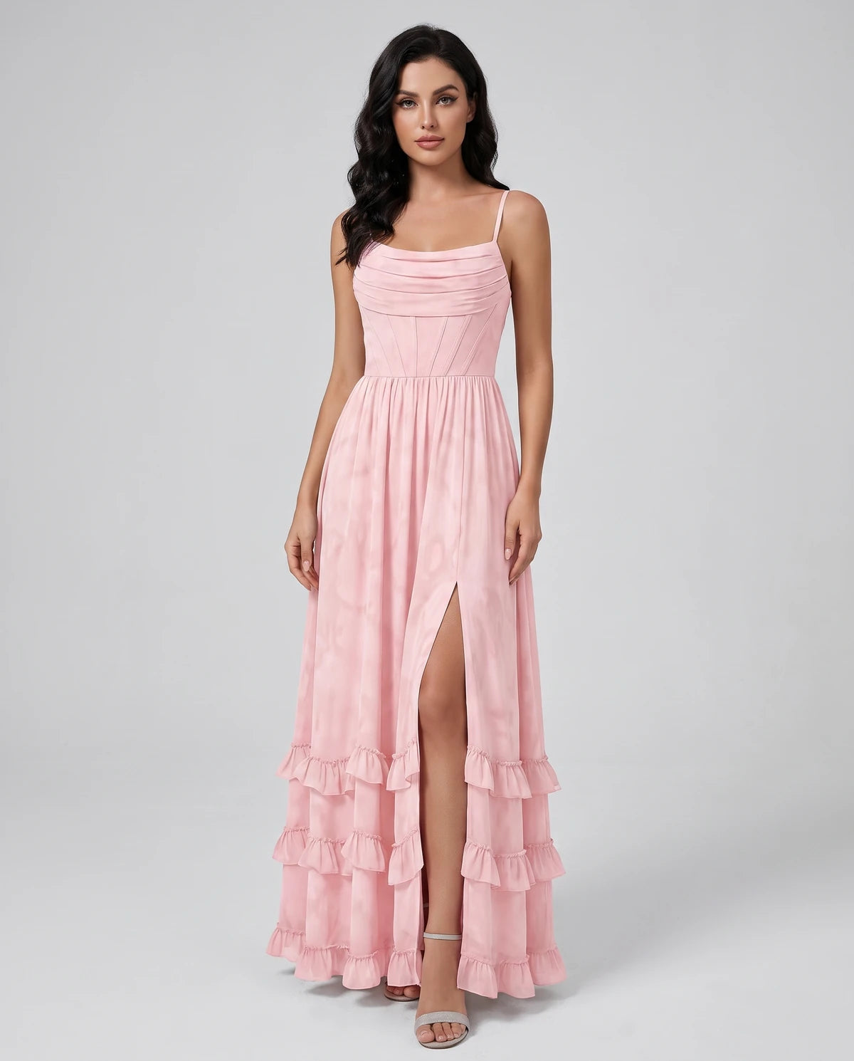Oriane Maxi Dress — Blush