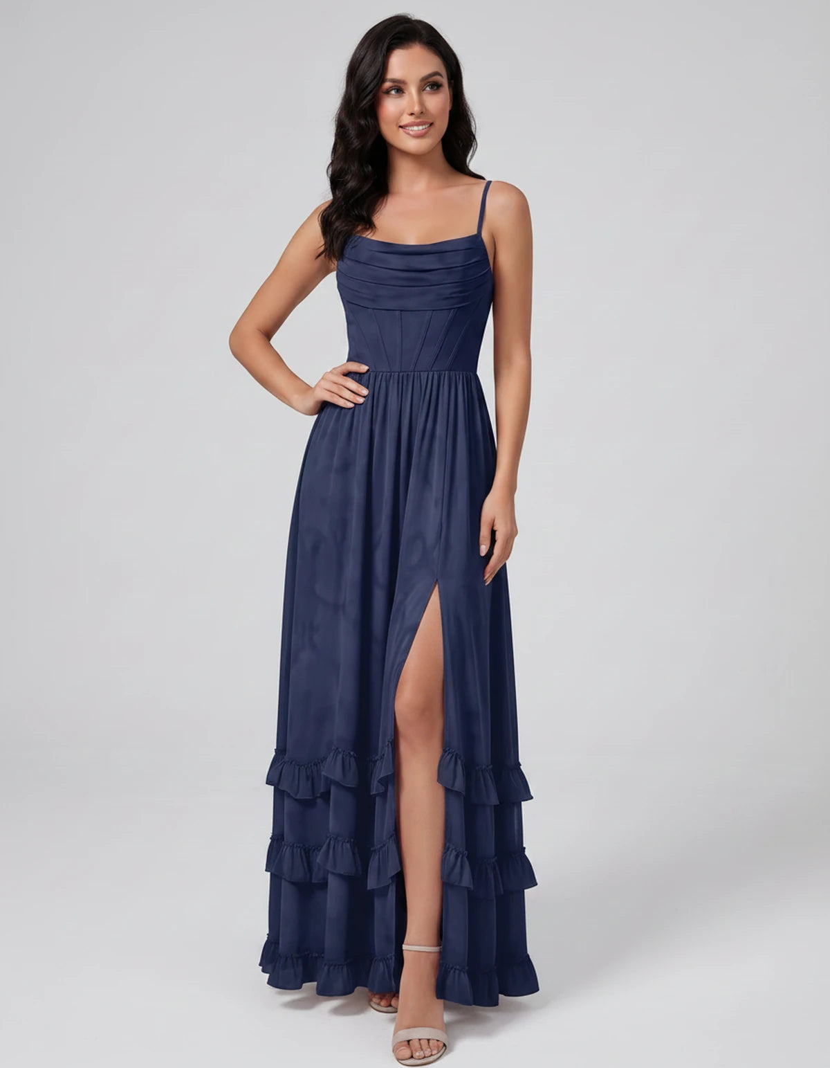 Oriane Maxi Dress — Navy | SKU: SD-04920-navy-2,SD-04920-navy-4,SD-04920-navy-6,SD-04920-navy-8,SD-04920-navy-10,SD-04920-navy-12,SD-04920-navy-14,SD-04920-navy-16,SD-04920-navy-16W,SD-04920-navy-18W,SD-04920-navy-20W