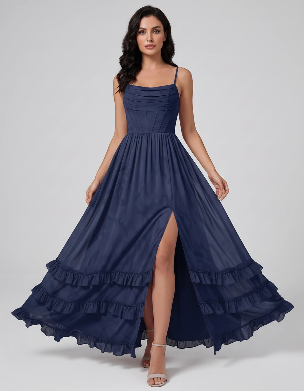 Oriane Maxi Dress — Navy | SKU: SD-04920-navy-2,SD-04920-navy-4,SD-04920-navy-6,SD-04920-navy-8,SD-04920-navy-10,SD-04920-navy-12,SD-04920-navy-14,SD-04920-navy-16,SD-04920-navy-16W,SD-04920-navy-18W,SD-04920-navy-20W