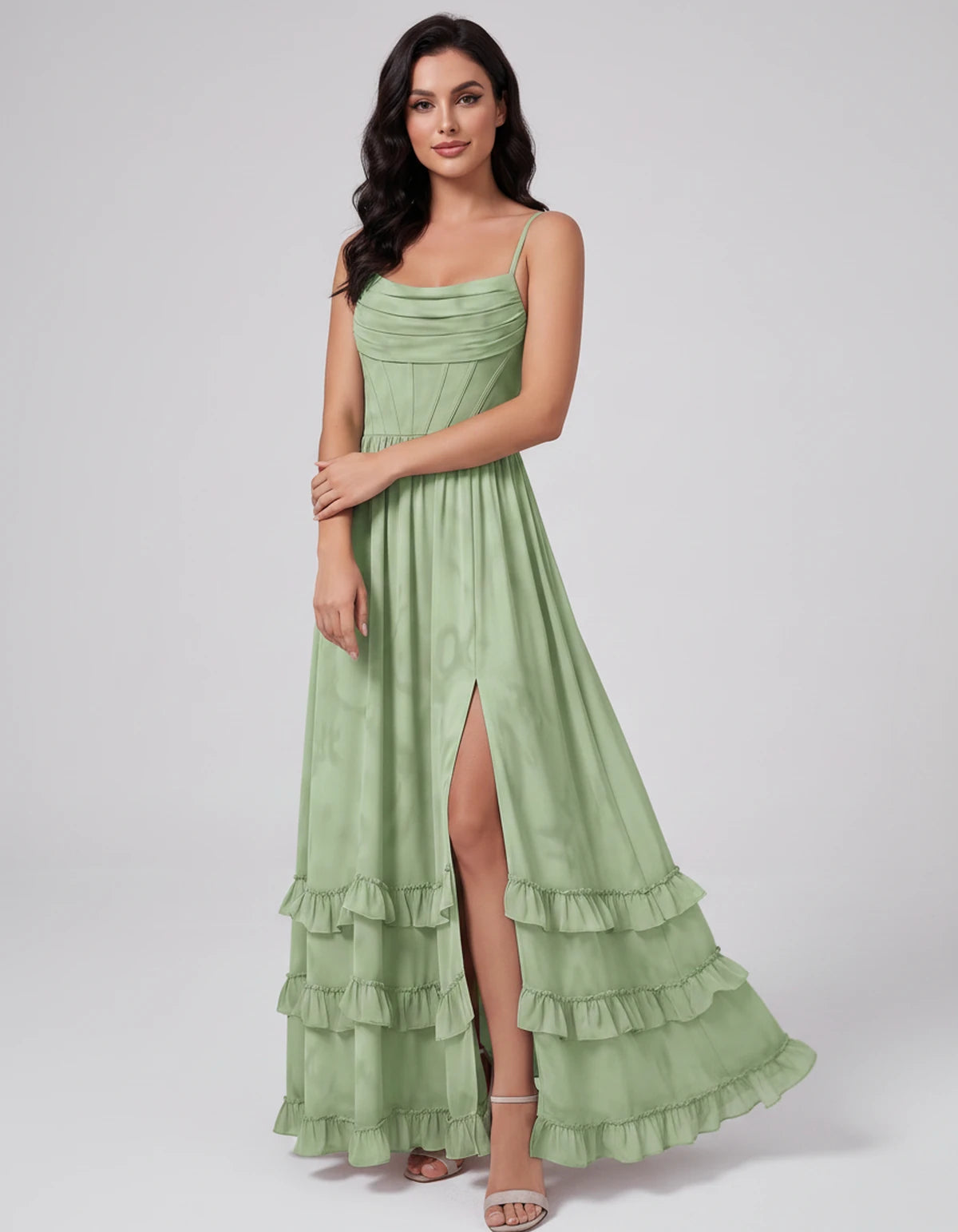 Oriane Maxi Dress — Sage Green | SKU: SD-04920-sagegreen-2,SD-04920-sagegreen-4,SD-04920-sagegreen-6,SD-04920-sagegreen-8,SD-04920-sagegreen-10,SD-04920-sagegreen-12,SD-04920-sagegreen-14,SD-04920-sagegreen-16,SD-04920-sagegreen-16W,SD-04920-sagegreen-18W,SD-04920-sagegreen-20W