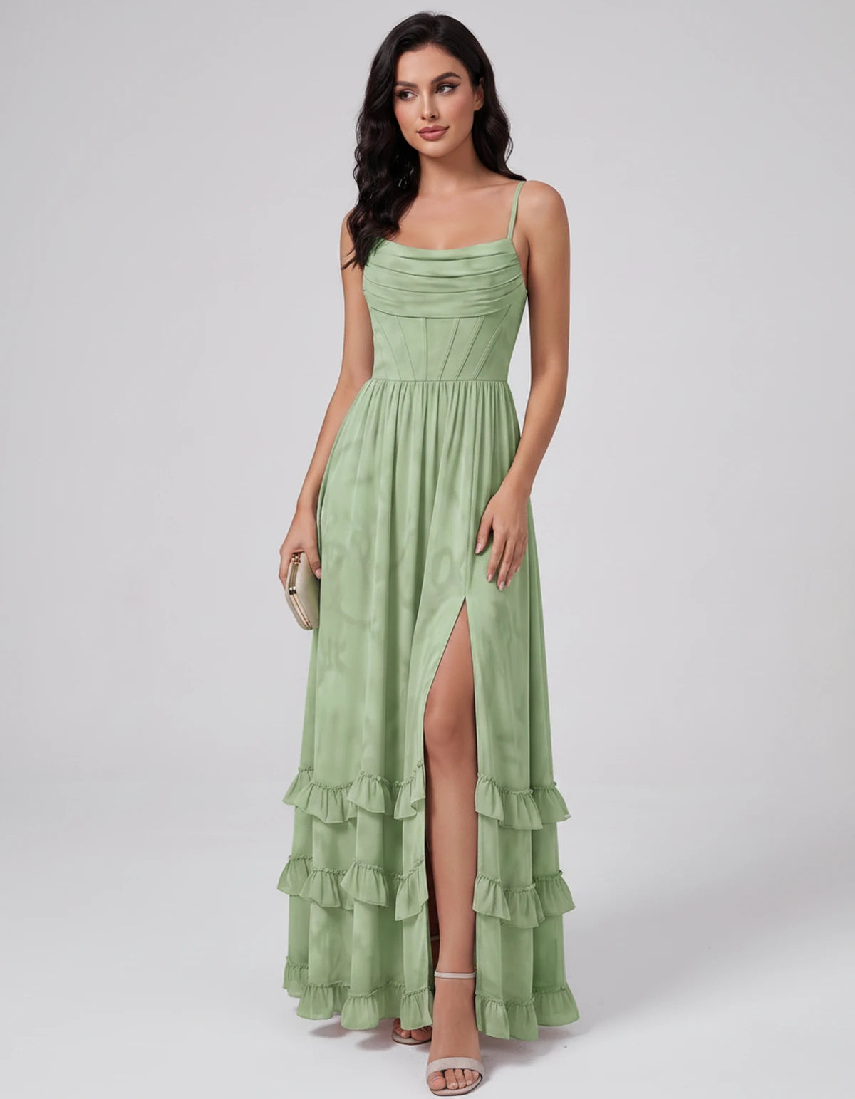 Oriane Maxi Dress — Sage Green | SKU: SD-04920-sagegreen-2,SD-04920-sagegreen-4,SD-04920-sagegreen-6,SD-04920-sagegreen-8,SD-04920-sagegreen-10,SD-04920-sagegreen-12,SD-04920-sagegreen-14,SD-04920-sagegreen-16,SD-04920-sagegreen-16W,SD-04920-sagegreen-18W,SD-04920-sagegreen-20W