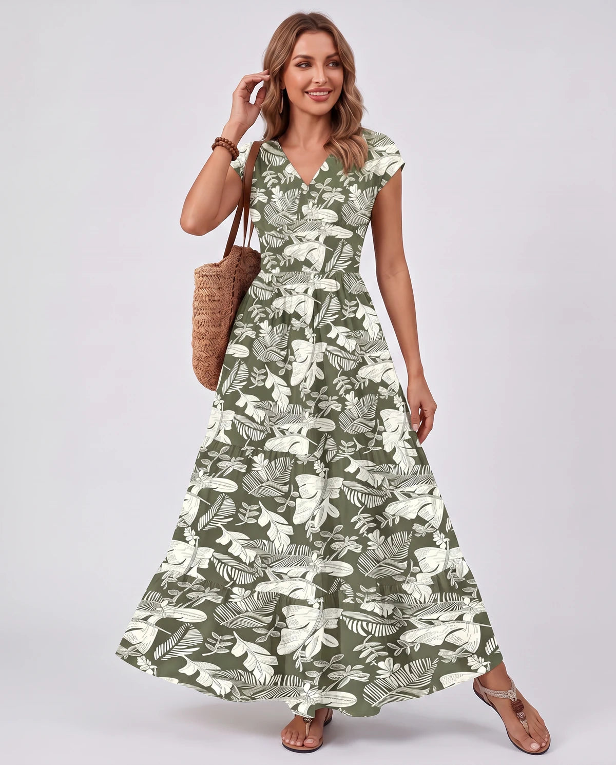 Ostara Maxi Dress — Emerald Green | SKU: SD-96607-emeraldgreen-XS,SD-96607-emeraldgreen-S,SD-96607-emeraldgreen-M,SD-96607-emeraldgreen-L,SD-96607-emeraldgreen-XL,SD-96607-emeraldgreen-2XL