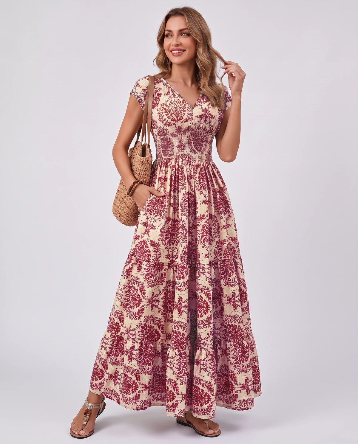 Ostara Maxi Dress — Purple | SKU: SD-96607-purple-XS,SD-96607-purple-S,SD-96607-purple-M,SD-96607-purple-L,SD-96607-purple-XL,SD-96607-purple-2XL