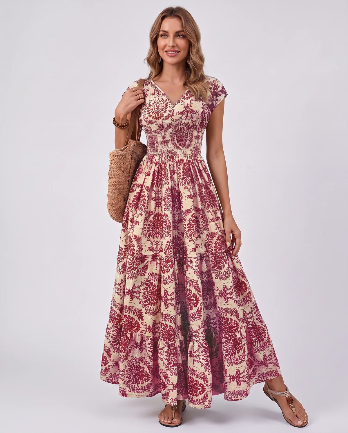 Ostara Maxi Dress — Purple | SKU: SD-96607-purple-XS,SD-96607-purple-S,SD-96607-purple-M,SD-96607-purple-L,SD-96607-purple-XL,SD-96607-purple-2XL