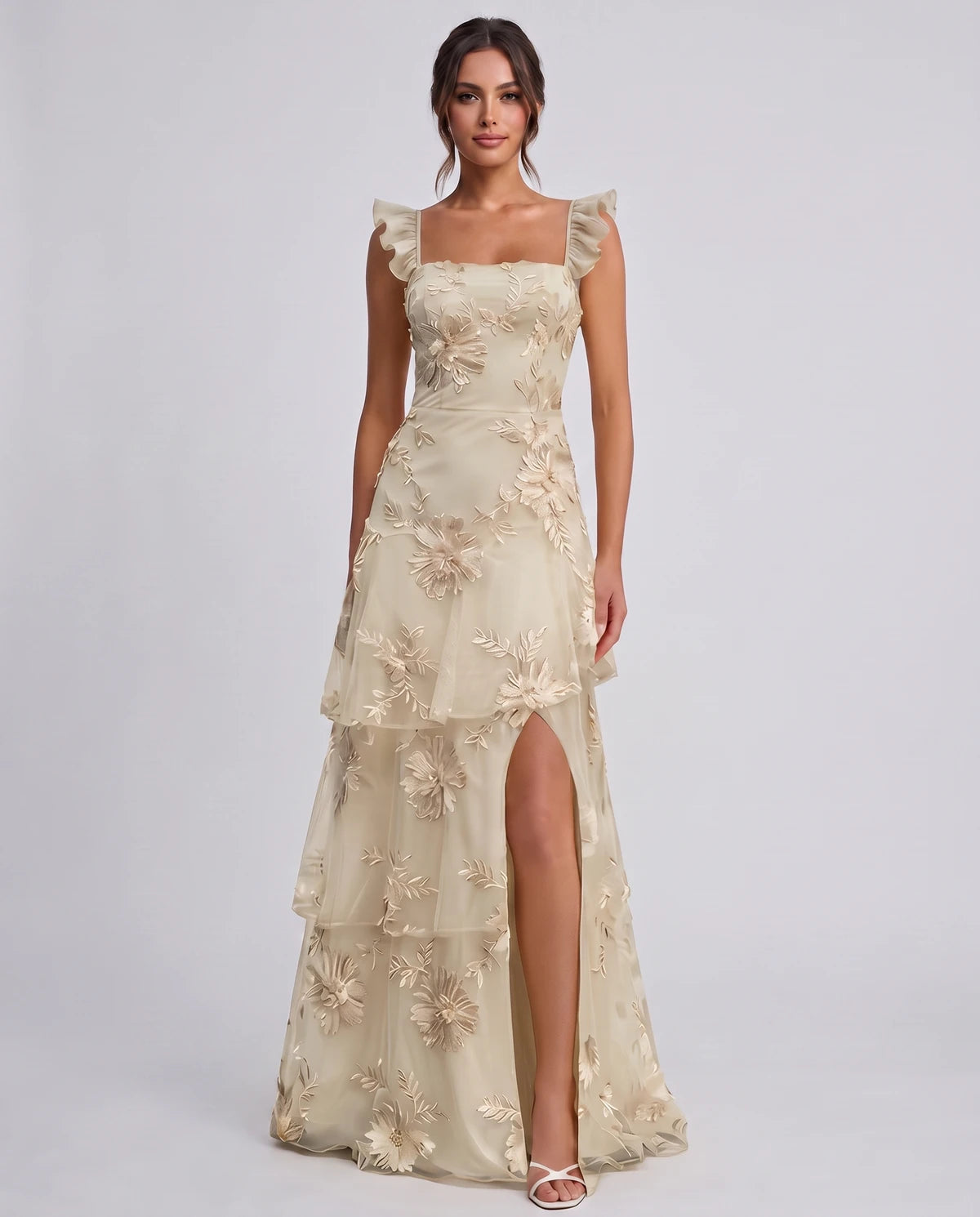 Palermo Maxi Dress — Champagne
