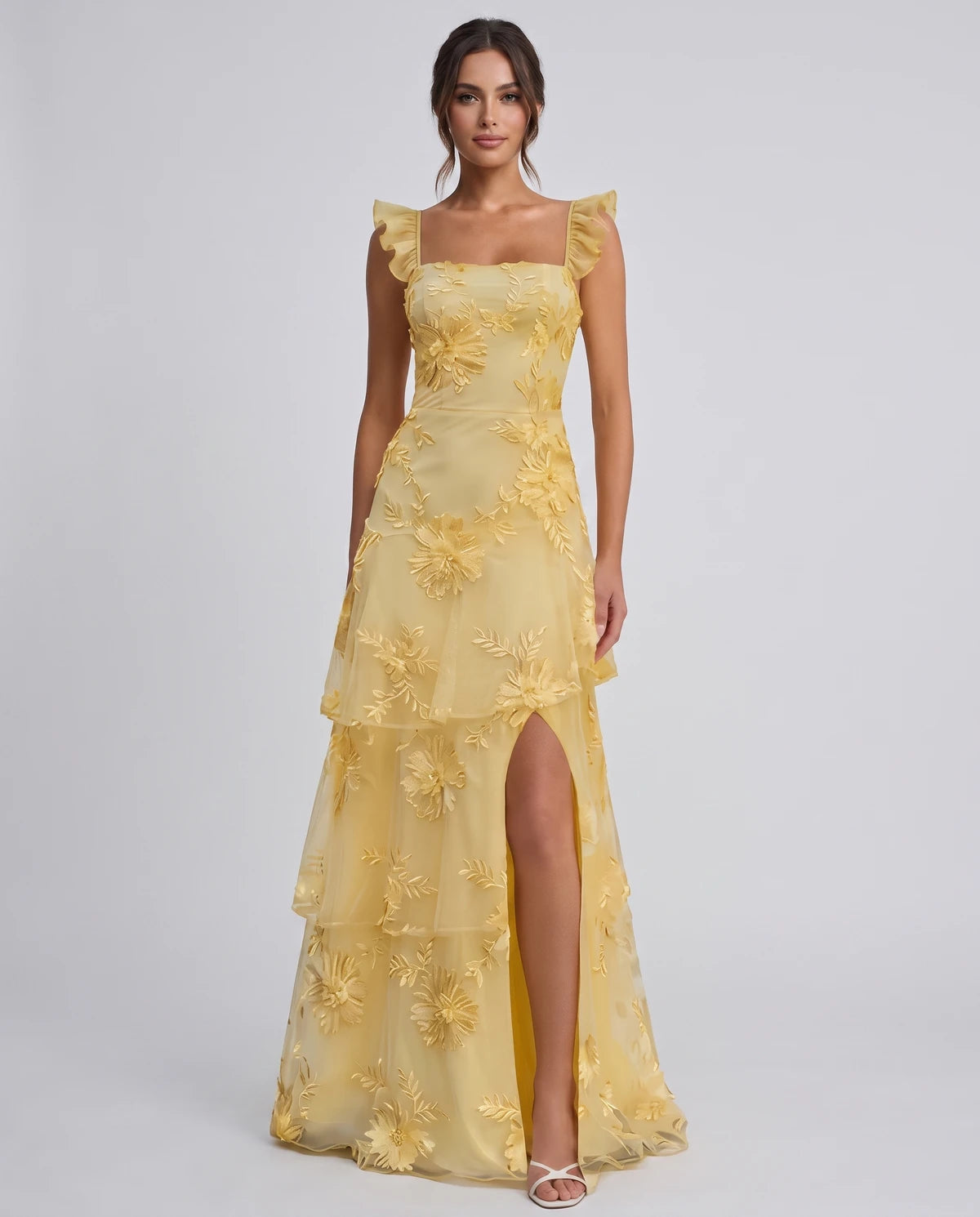 Palermo Maxi Dress — Gold