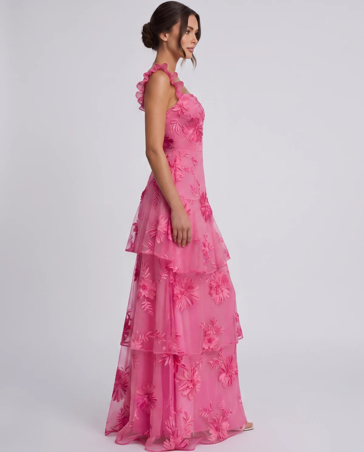 Palermo Maxi Dress — Hot Pink | SKU: SD-68801-hotpink-2,SD-68801-hotpink-4,SD-68801-hotpink-6,SD-68801-hotpink-8,SD-68801-hotpink-10,SD-68801-hotpink-12,SD-68801-hotpink-14,SD-68801-hotpink-16,SD-68801-hotpink-16 Plus,SD-68801-hotpink-20 Plus,SD-68801-hotpink-20W,SD-68801-hotpink-22W