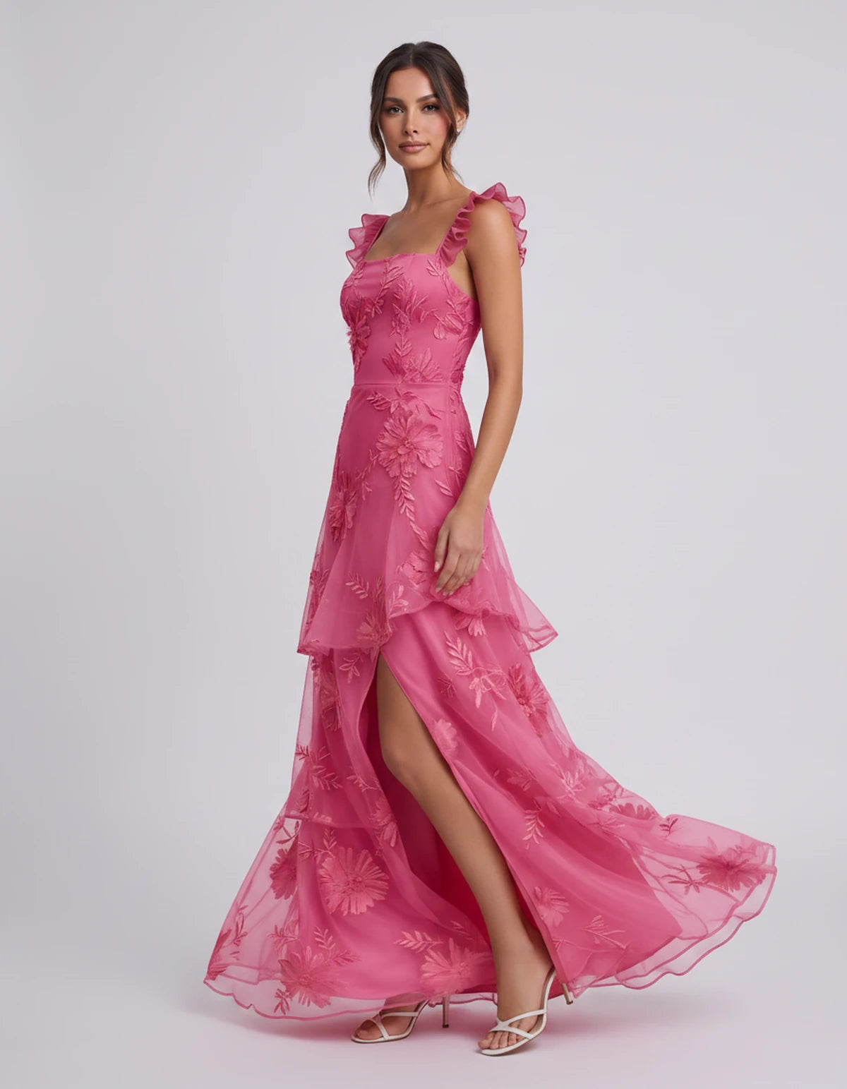 Palermo Maxi Dress — Hot Pink | SKU: SD-68801-hotpink-2,SD-68801-hotpink-4,SD-68801-hotpink-6,SD-68801-hotpink-8,SD-68801-hotpink-10,SD-68801-hotpink-12,SD-68801-hotpink-14,SD-68801-hotpink-16,SD-68801-hotpink-16 Plus,SD-68801-hotpink-20 Plus,SD-68801-hotpink-20W,SD-68801-hotpink-22W