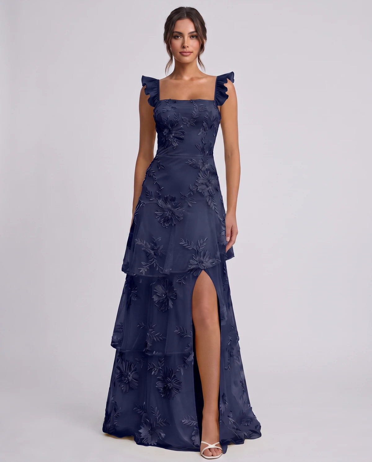 Palermo Maxi Dress — Navy Blue