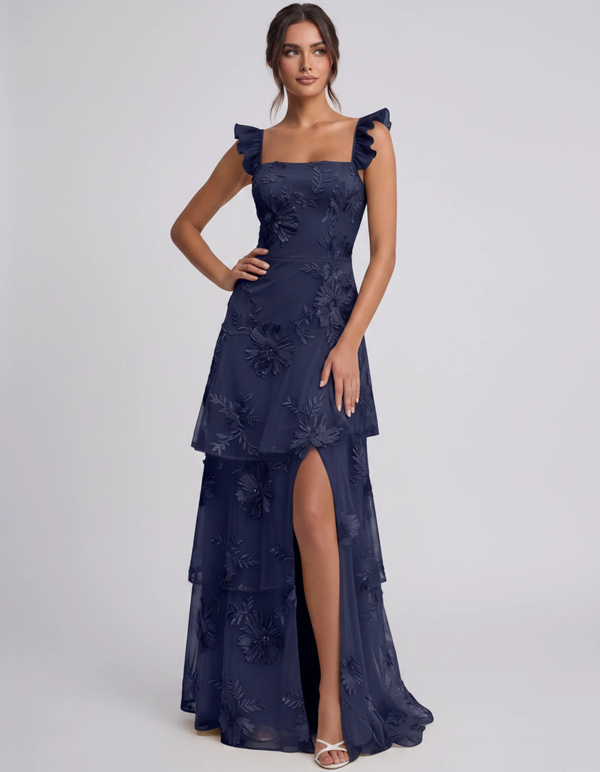 Palermo Maxi Dress — Navy Blue | SKU: SD-68801-navyblue-2,SD-68801-navyblue-4,SD-68801-navyblue-6,SD-68801-navyblue-8,SD-68801-navyblue-10,SD-68801-navyblue-12,SD-68801-navyblue-14,SD-68801-navyblue-16,SD-68801-navyblue-16 Plus,SD-68801-navyblue-20 Plus,SD-68801-navyblue-20W,SD-68801-navyblue-22W